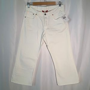 LUCKY BRAND by Gene Montesano ~ crop off-white jeans ~ size 8/29